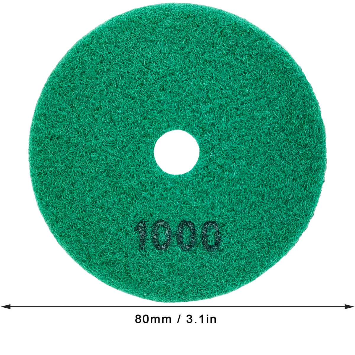 10 tk 80 mm teemantpoleerimiskettaid takjakinnitusega, teralisus 1000 RC-K-1362 – pilt 5