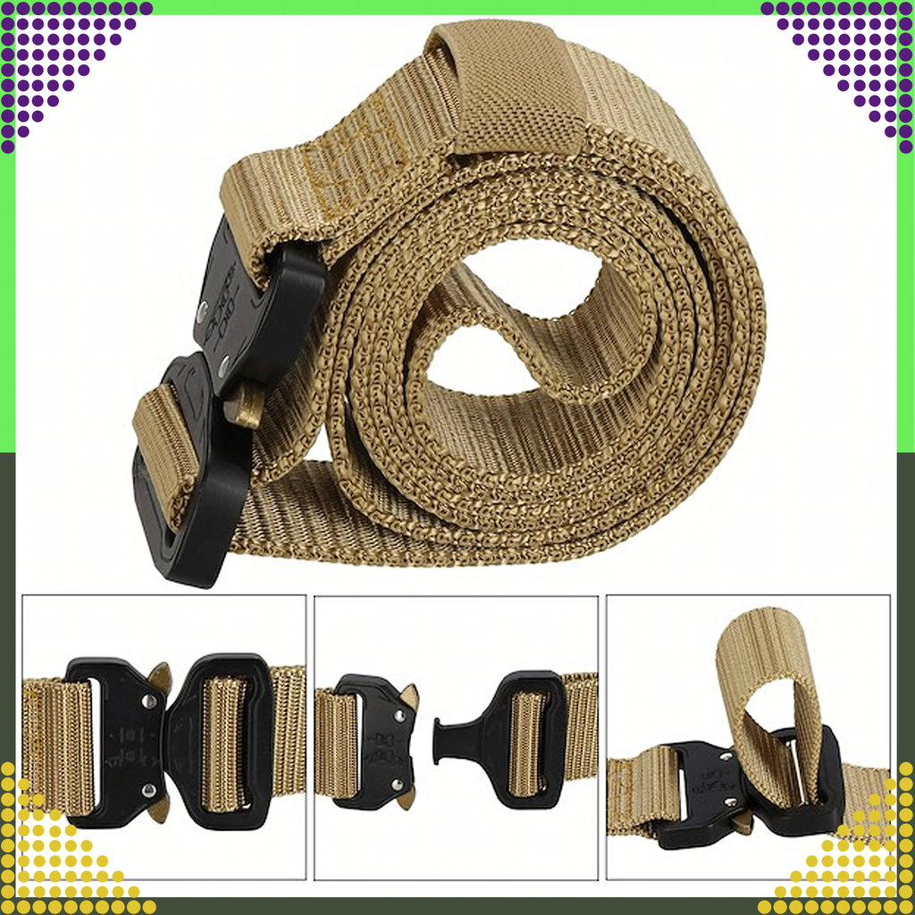 Taktikaline nailonvöö QR-pandlaga 120 cm RC-K-674 – pilt 6