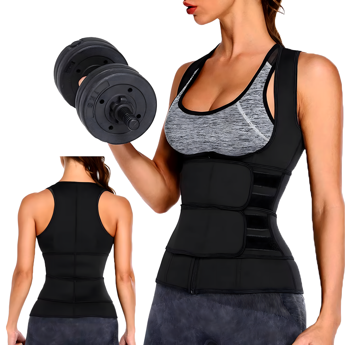 Naiste neopreenist fitnessvest L saunefektiga RC-K-1371 – pilt 10