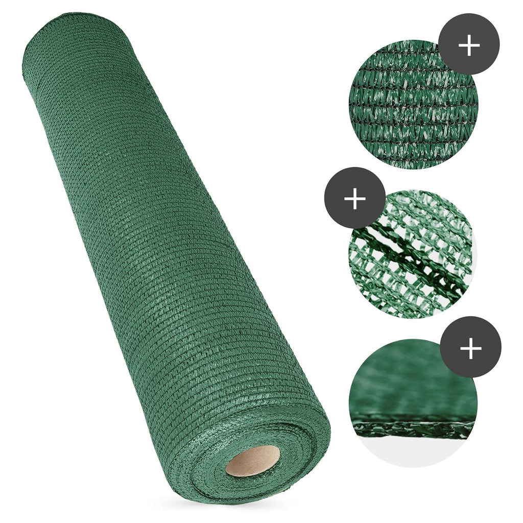 Varjutusvõrk aiapiirde katmiseks 1,5 × 50 m 180 g 100 kinnitussidemega RC-K-2276-15254 – pilt 4