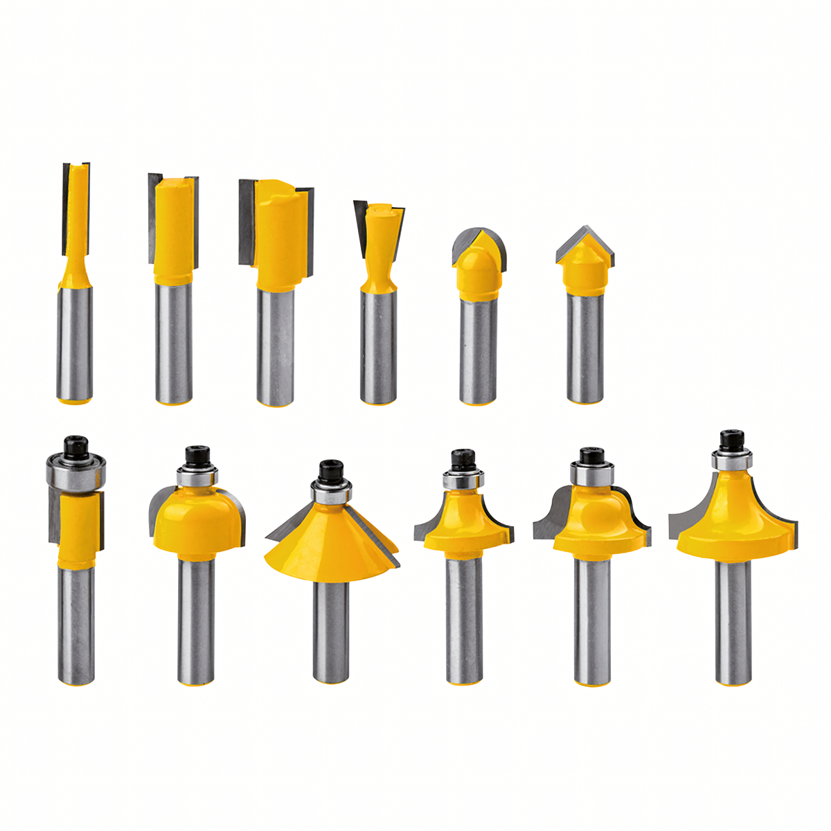 12-osaline kiirtööterasest puidutöötlusfreeside komplekt RC-K-2302 – pilt 6