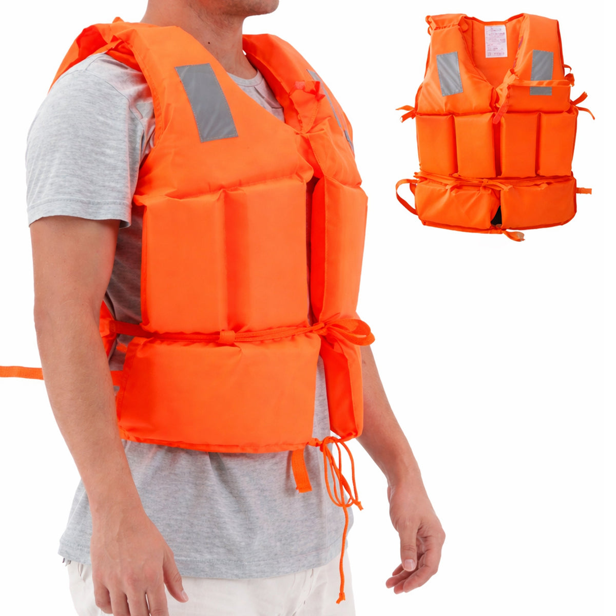 Kapokist ohutusvest kajaki, parve, paadi, skuutri ja SUP-i jaoks RC-K-1030-13083 – pilt 6