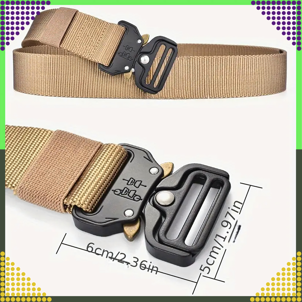 Taktikaline nailonvöö QR-pandlaga 120 cm RC-K-674 – pilt 5