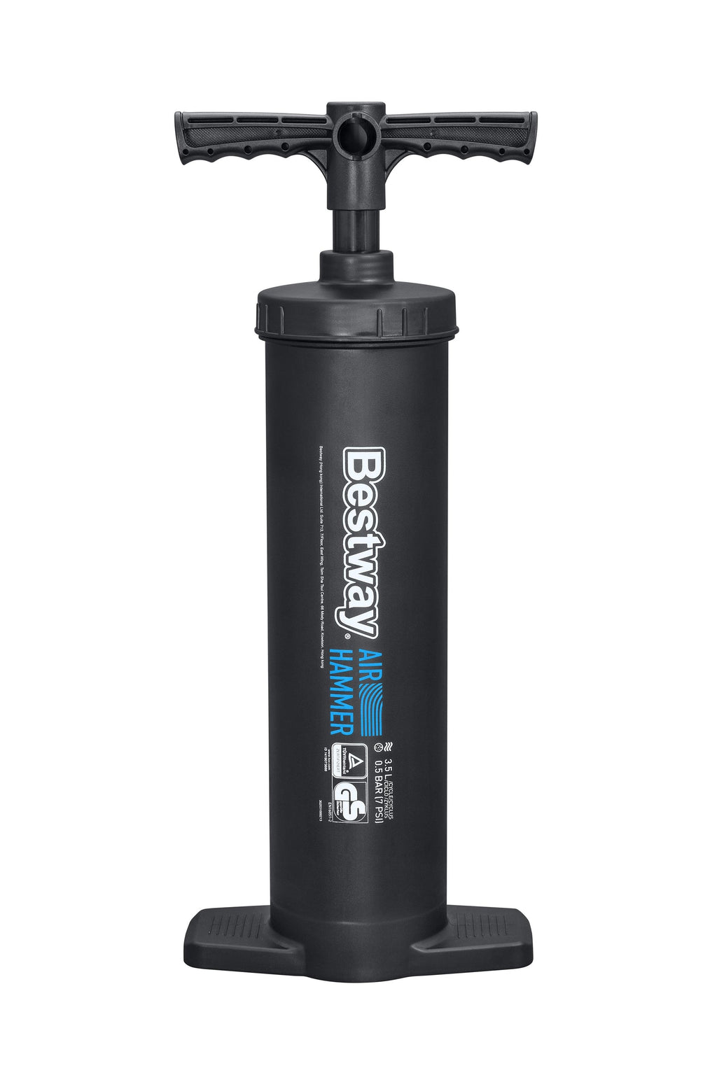 Bestway käsikolbpump madratsitele ja basseinidele, 48 cm, 3,5 l, must 62030 – pilt 3