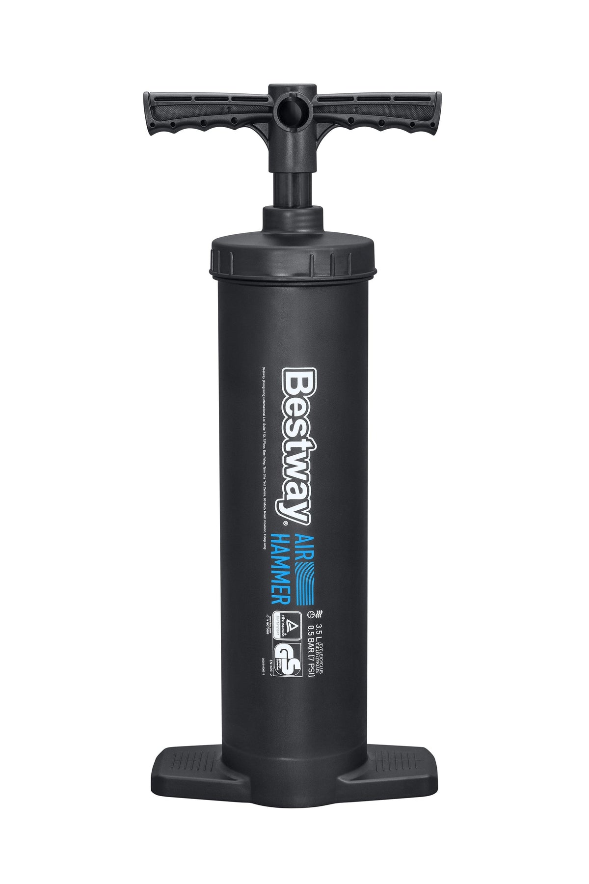Bestway käsikolbpump madratsitele ja basseinidele, 48 cm, 3,5 l, must 62030 – pilt 3