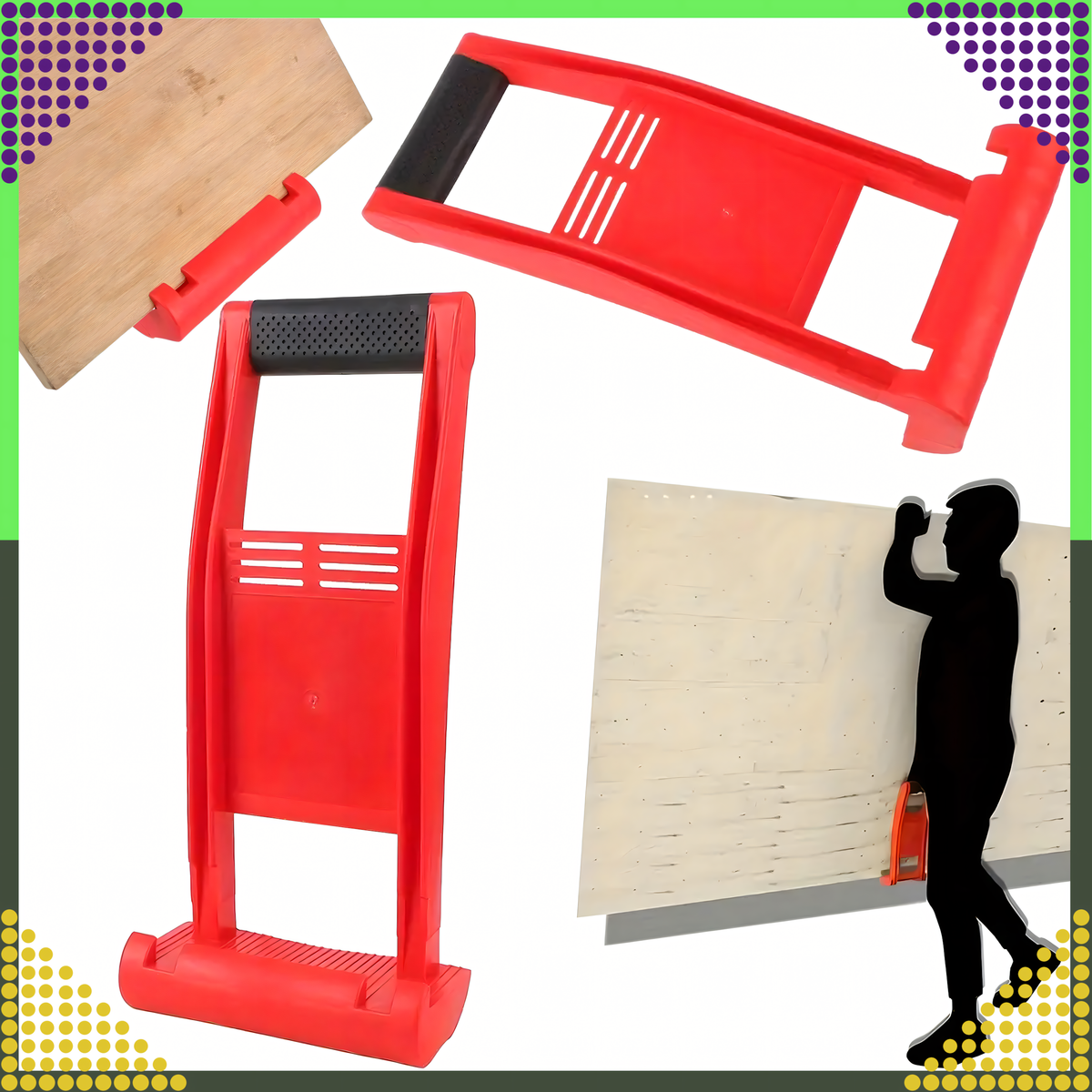 Plaadikandesang puitlaast- ja kipsplaatide transportimiseks kuni 80 kg RC-K-1402 – pilt 10