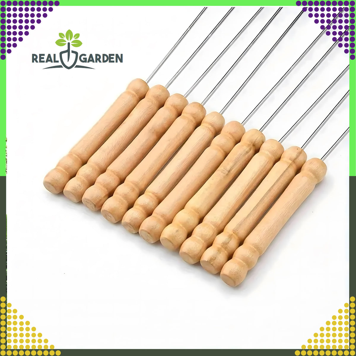 Metallist grillvardad 10 tk, 30 cm RC-K-939 – pilt 3
