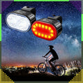 USB-laetav LED-jalgratta esi- ja tagatulede komplekt, 2 tk RC-K-1450 – pilt 1