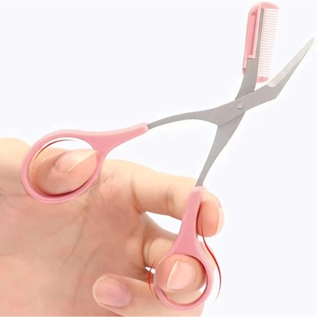 Kulmude trimmimise ja kujundamise käärid kammiga 12,5 cm RC-K-1696 – pilt 9