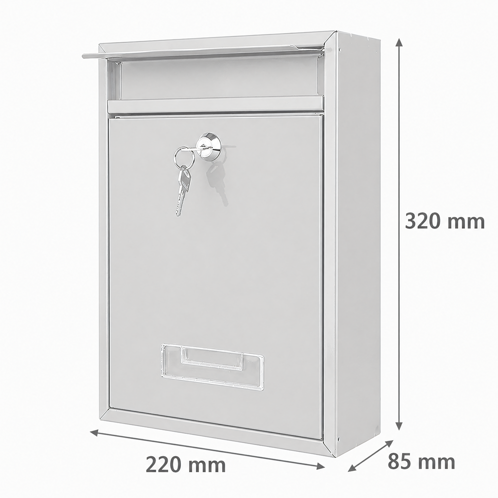 Hall terasest postkast luku ja aknaga RC-K-2377-15340 – pilt 7