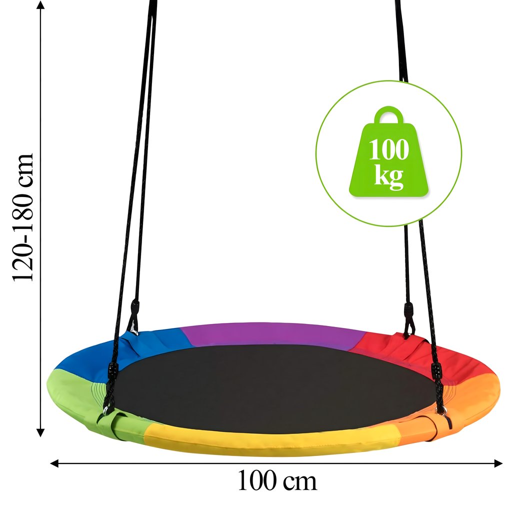 100 cm linnupesakiik lastele koos võrkkiigeraamiga RC-K-879 – pilt 8