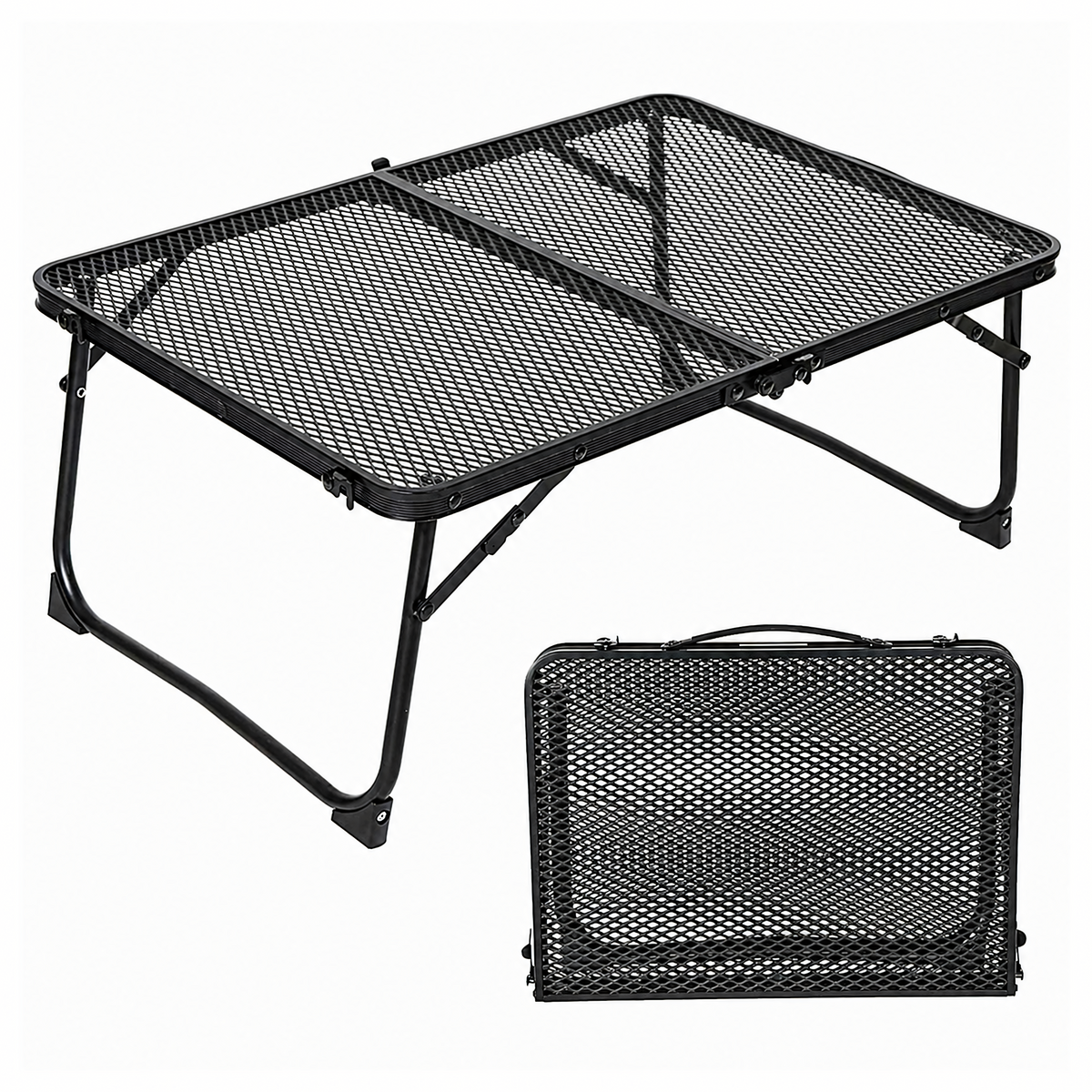 Kaasaskantav kokkupandav alumiiniumist matkalaud 60 × 40 cm RC-K-2347 – pilt 1