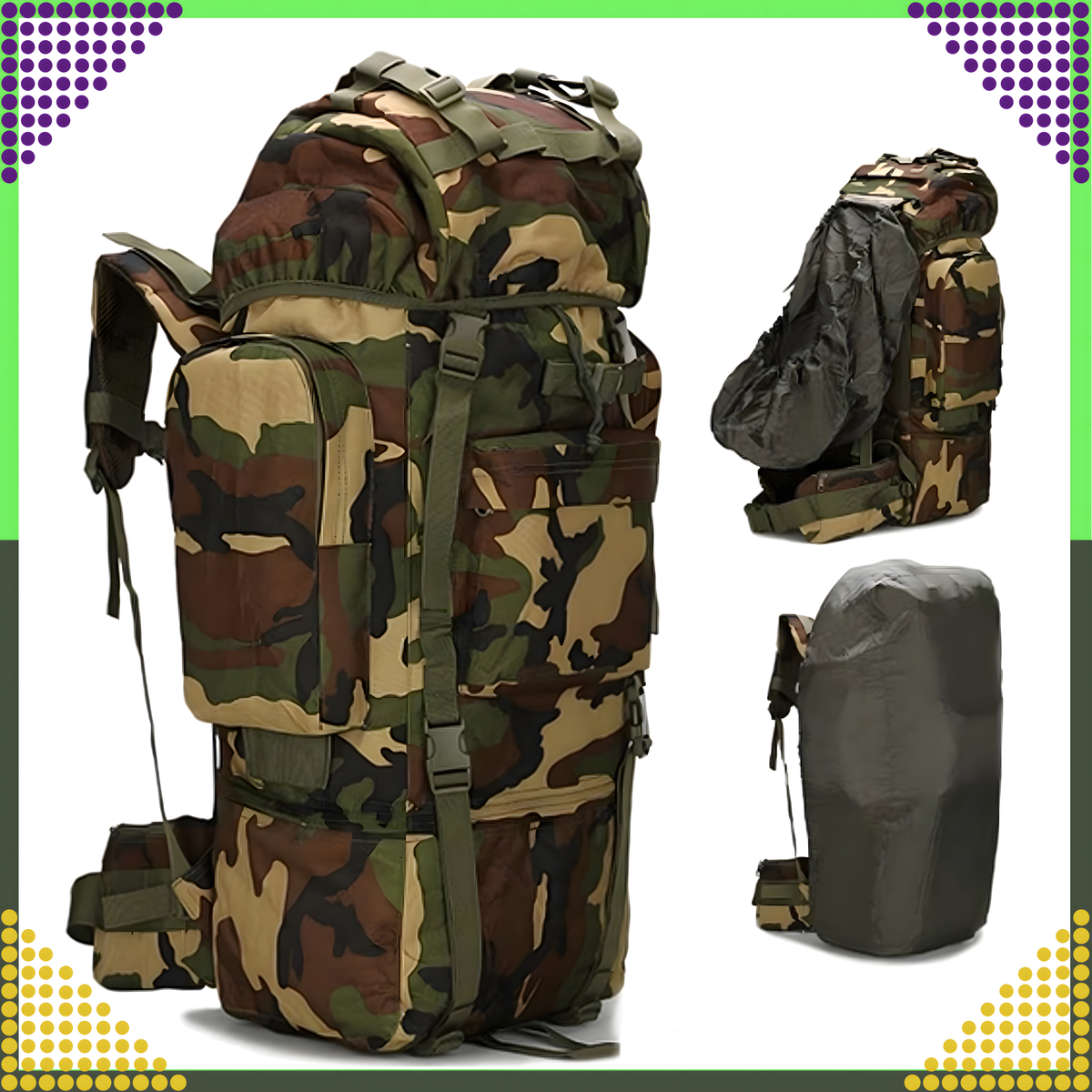 65 l militaar-taktikaline matka- ja ellujäämisseljakott RC-K-1116 – pilt 6