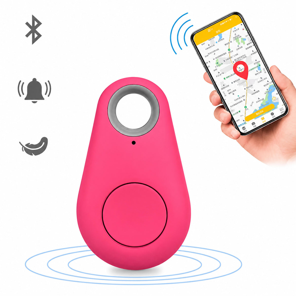 Bluetooth GPS-võtmeleidjate komplekt, 5 tk RC-K-2550 – pilt 2