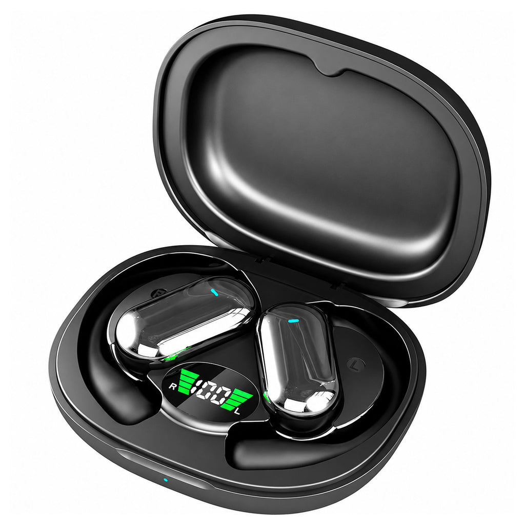 Juhtmevabad kõrvasisesed Bluetooth-kõrvaklapid akupangafunktsiooniga karbi ja AI-tõlkefunktsiooniga, mustad RC-K-2614 – pilt 10