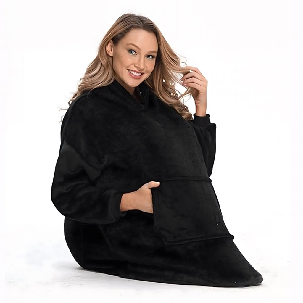 Unisex ülisuur paks kapuutsiga tekk-pusa RC-K-304 – pilt 5