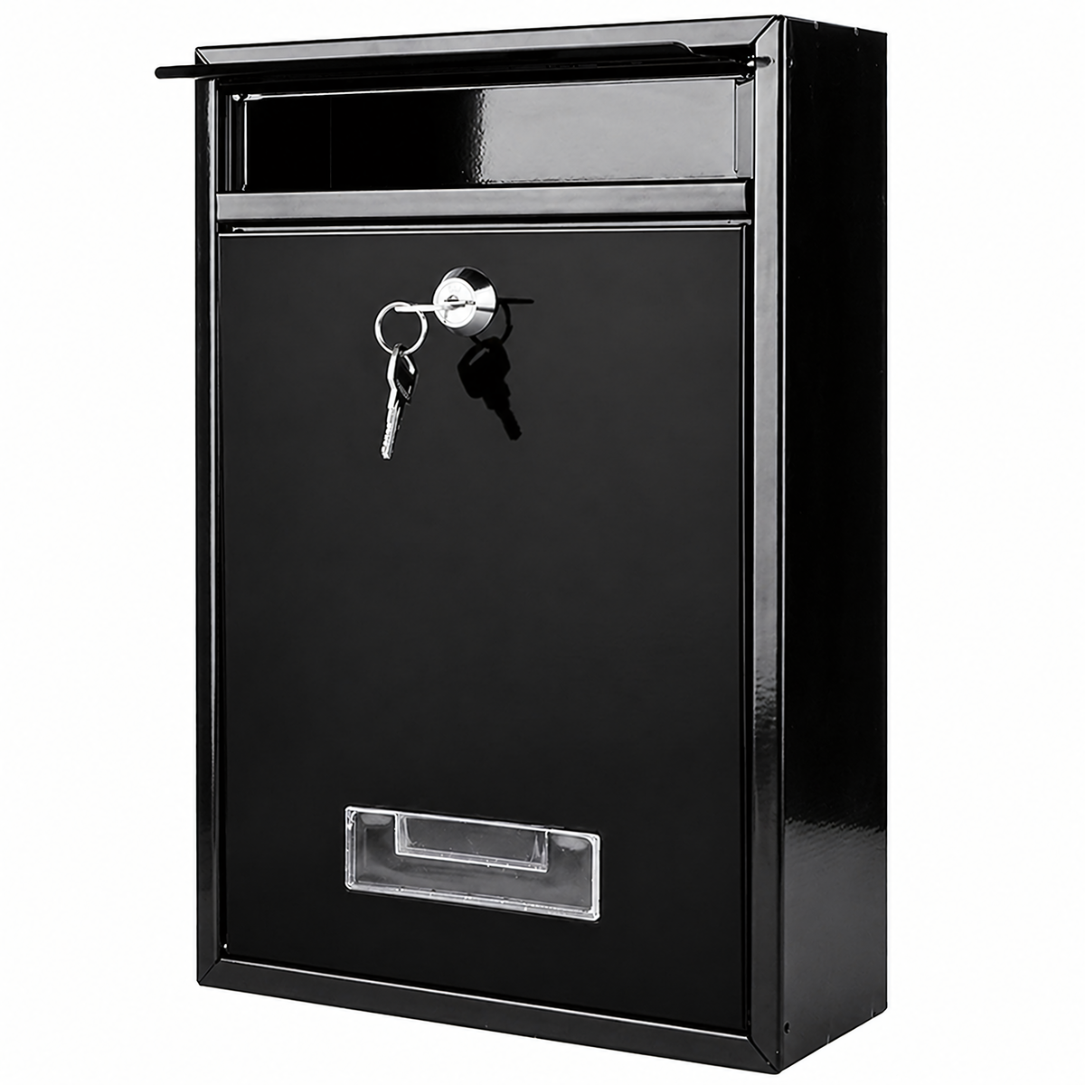 Must terasest postkast võtmeluku ja aknaga RC-K-2321-15339 – pilt 6