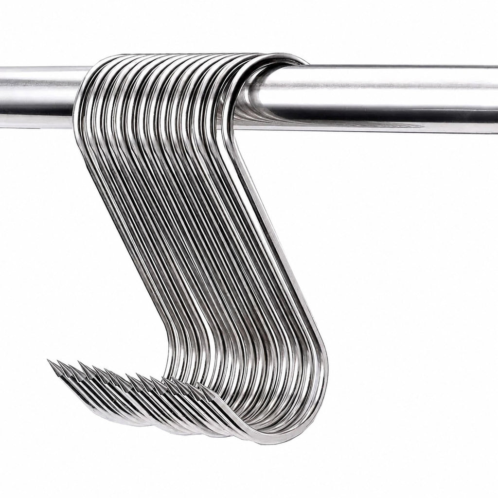 15 tk terasest suitsutuskonksud liha ja vorstide jaoks 15 cm RC-K-2480 – pilt 3