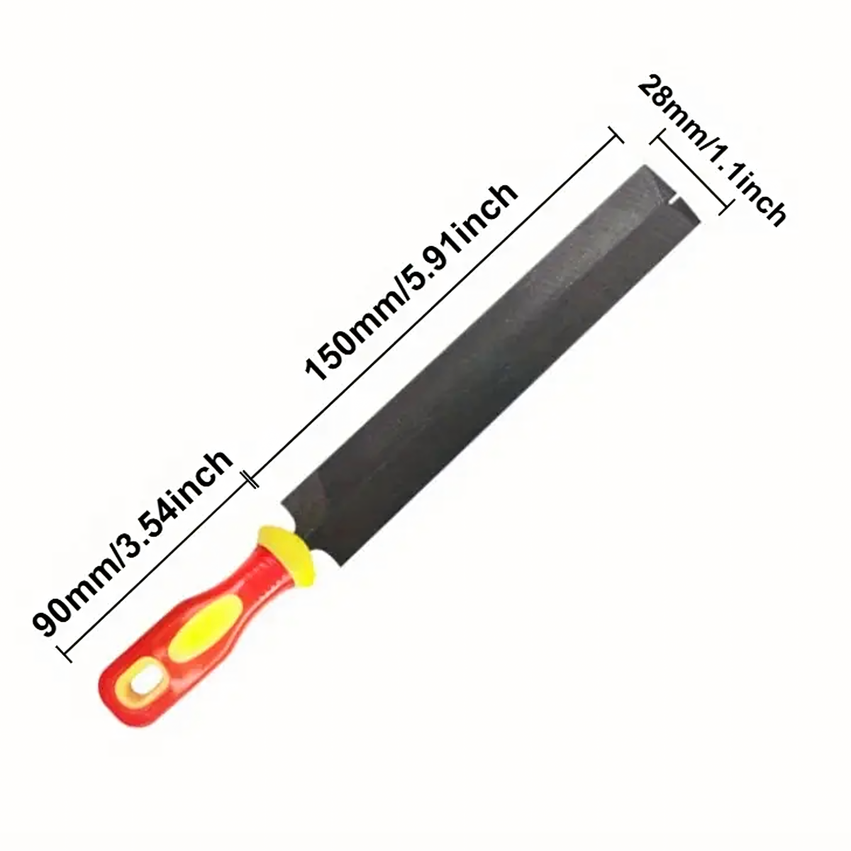 Kahepoolne kolmnurkne teemantviil metallnugade teritamiseks 150 × 28 mm RC-K-1632 – pilt 2