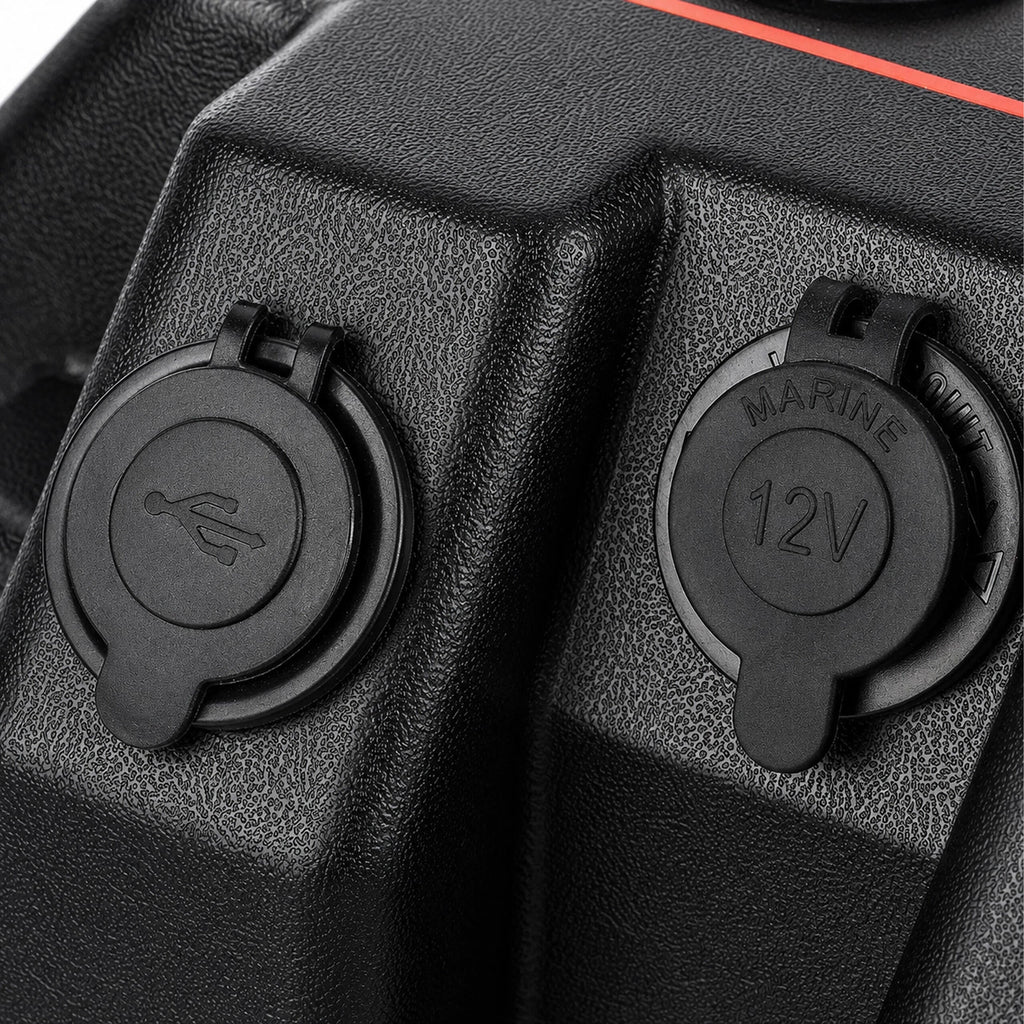 12 V akukast voltmeetri ja 2 USB-pordiga RC-K-2449 – pilt 7