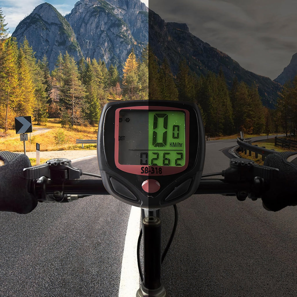 Veekindel jalgrattakompuuter LCD-ekraani ja 15 funktsiooniga RC-K-2333 – pilt 8