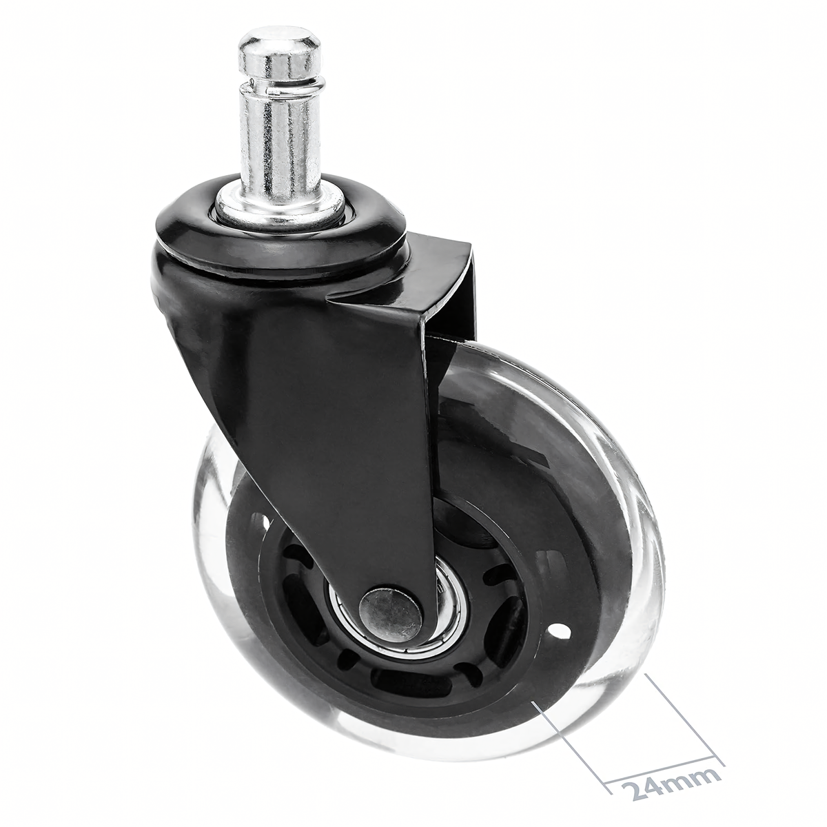 Kummist laagriga ratas kontori- ja mängutoolile RC-K-1643 – pilt 2