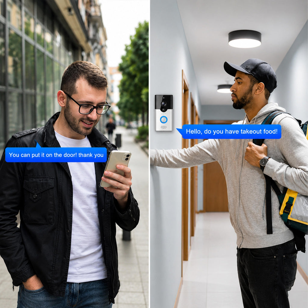 Nutikas WiFi-ühendusega kaamera ja PIR-liikumisanduriga juhtmevaba video-uksekell RC-K-2610 – pilt 7