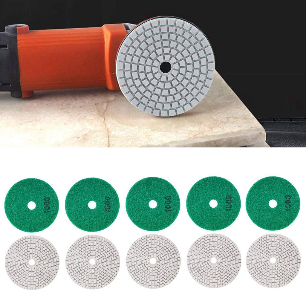 10 tk 80 mm teemantpoleerimiskettaid takjakinnitusega, teralisus 1000 RC-K-1362 – pilt 7