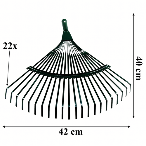 Aia lehvikreha 42 cm, 120 cm puidust varrega RC-K-2261/RC-K-2262 – pilt 2