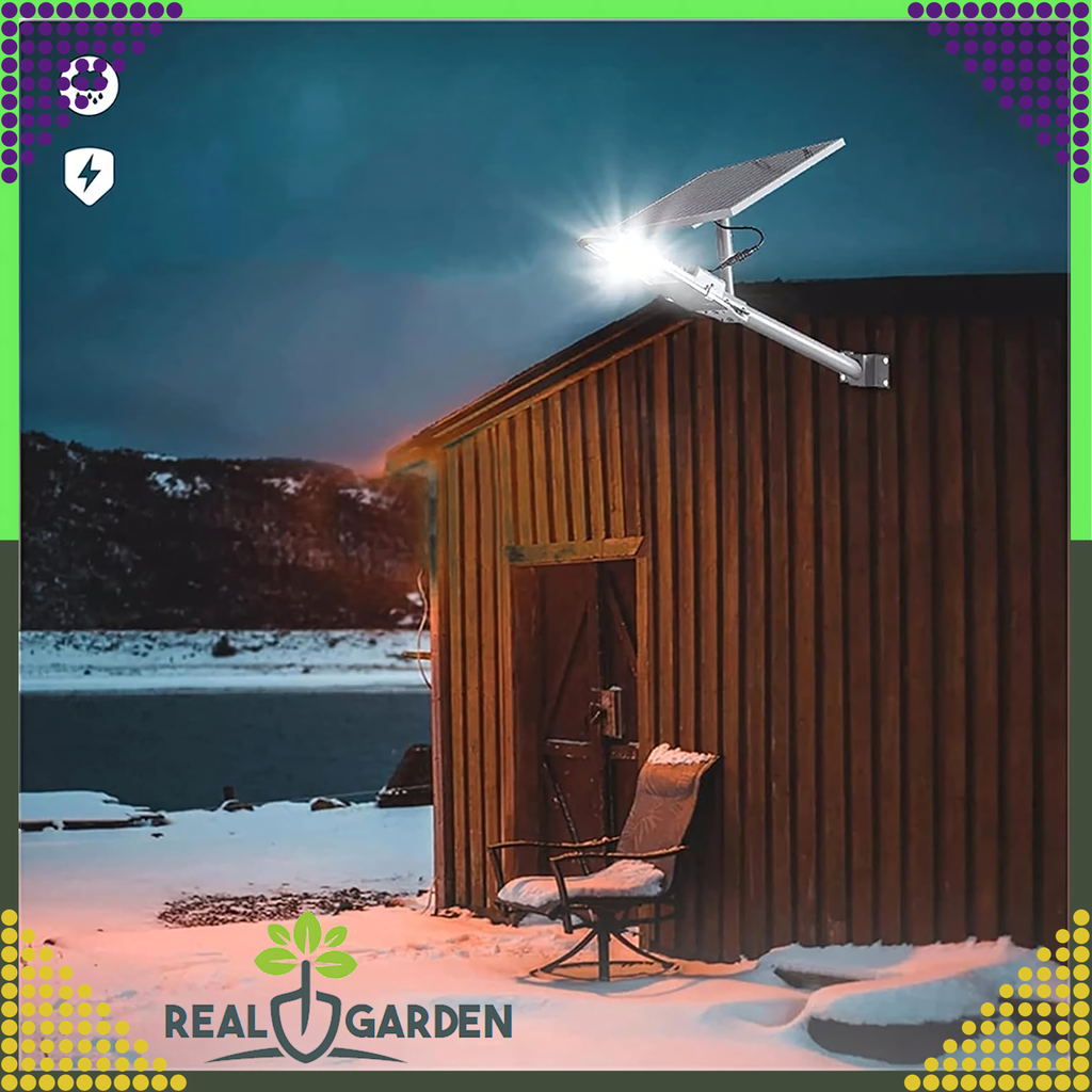 Postile paigaldatav päikeseenergia LED-aiavalgusti 300 W 299 LED RC-K-1330 – pilt 4