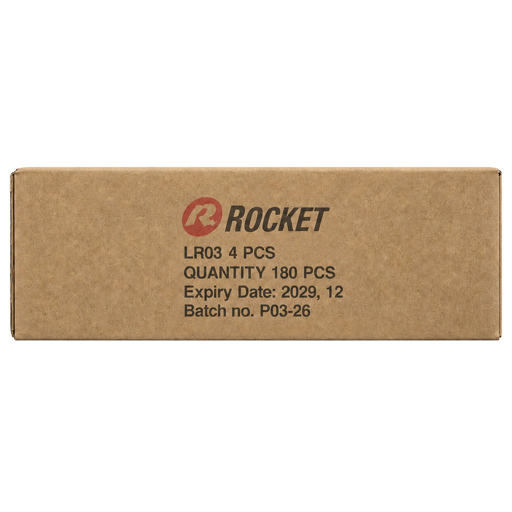 Rocket leelispatareid AAA LR03 1,5 V, 180 tk LR034SH – pilt 5