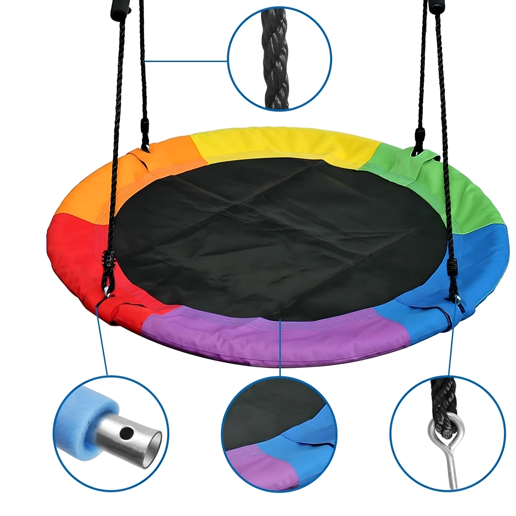 100 cm linnupesakiik lastele koos võrkkiigeraamiga RC-K-879 – pilt 4