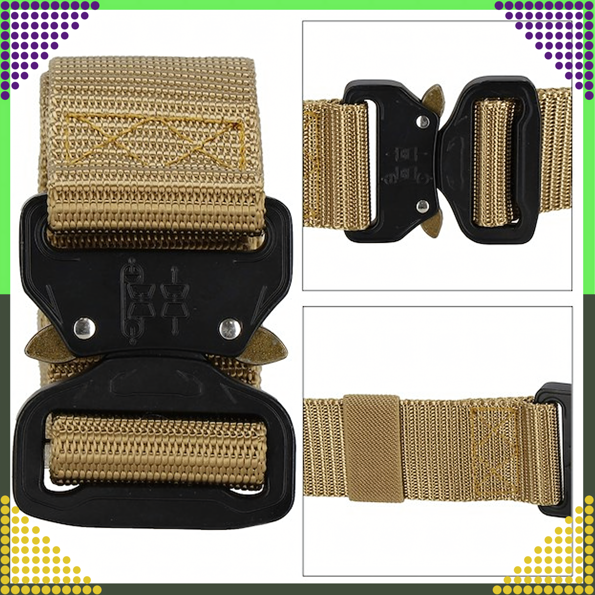 Taktikaline nailonvöö QR-pandlaga 120 cm RC-K-674 – pilt 7