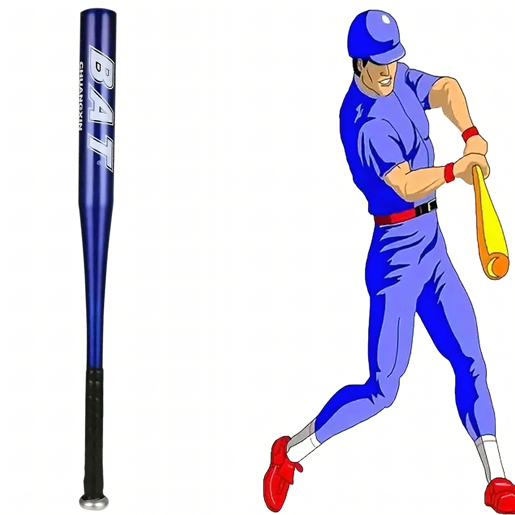 Sinine alumiiniumist pesapallikurikas 64 cm RC-K-1851 – pilt 8
