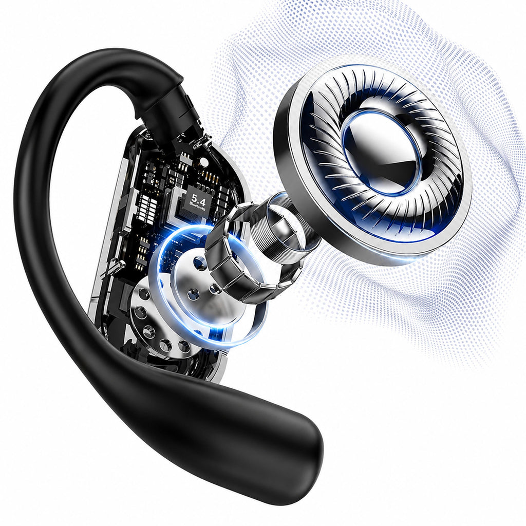 Juhtmevabad kõrvasisesed Bluetooth-kõrvaklapid akupangafunktsiooniga karbi ja AI-tõlkefunktsiooniga, mustad RC-K-2614 – pilt 5