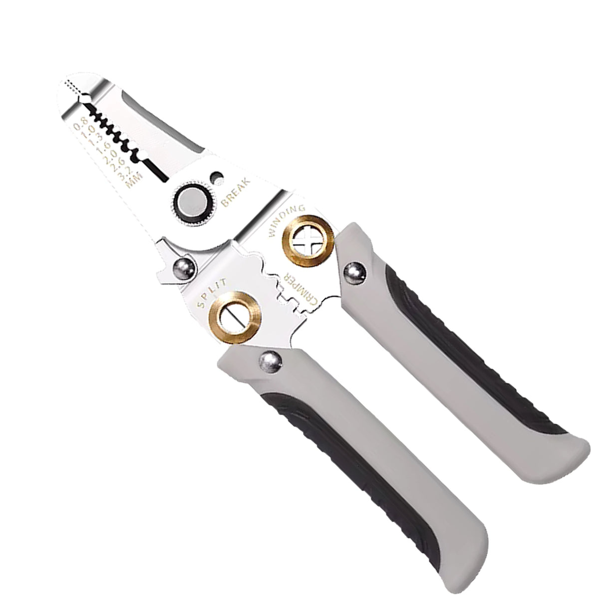 7-ühes kaabliisolatsiooni eemaldus- ja ühendusklemmide pressimistangid 0,8–3,2 mm RC-K-1406 – pilt 9