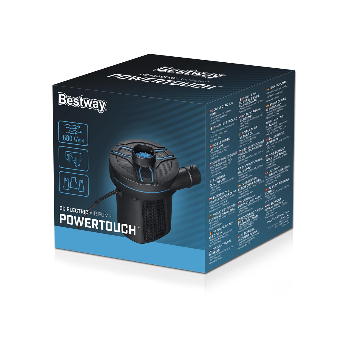 Bestway elektriline õhupump 12 V 680 l/min 62257 – pilt 10