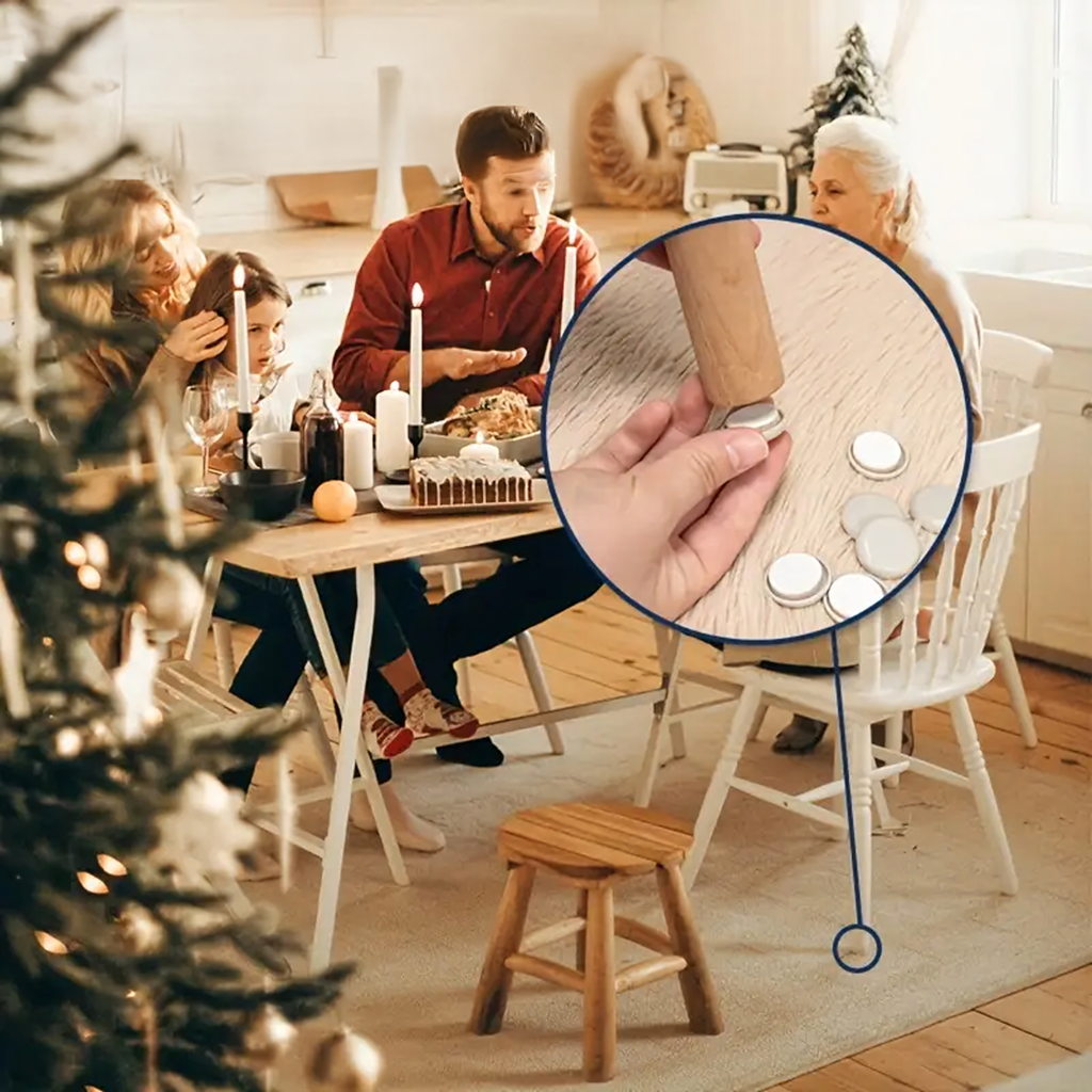 Isekleepuvad ümmargused mööbli liugpadjad 4,2 cm 8 tk U022 – pilt 10