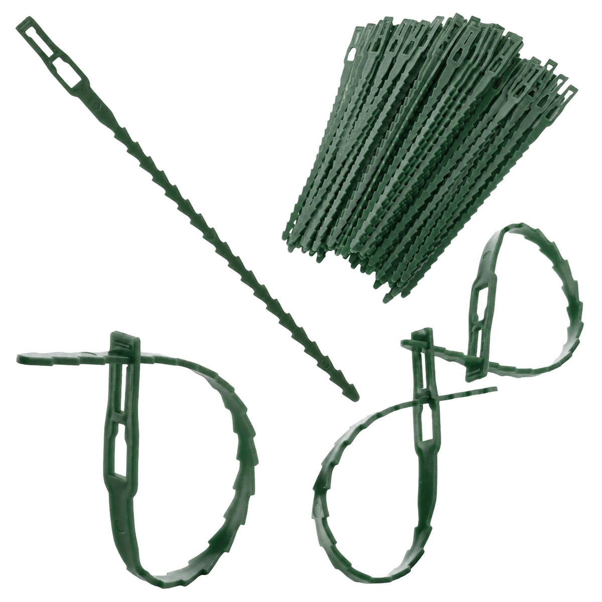 Reguleeritavad kinnitussidemed taimedele ja lilledele, 23 cm, 100 tk RC-K-2436 – pilt 10