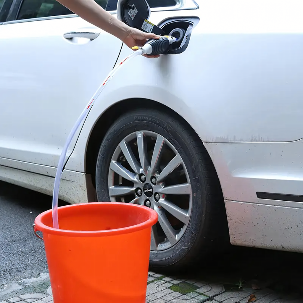Käsipirnpump kütuse, õli ja vedelike ümberpumpamiseks koos voolikuga RC-K-1419 – pilt 8