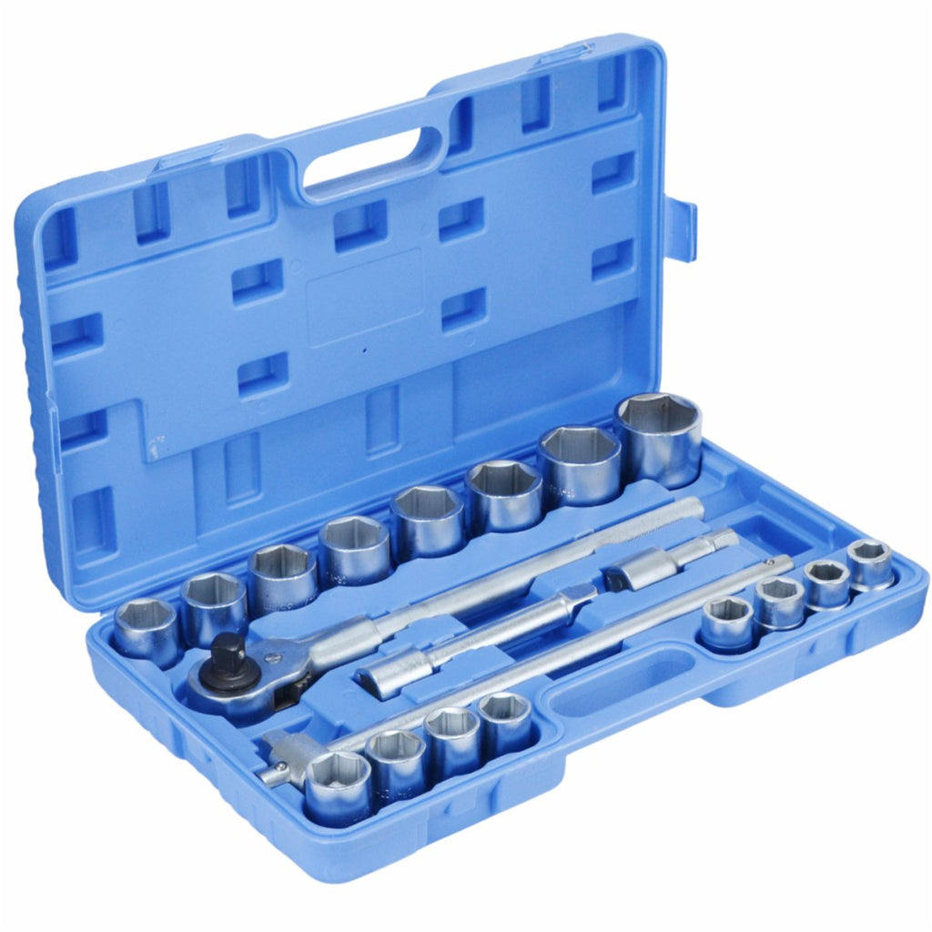 Professionaalne 21-osaline 3/4-tolline padrunvõtmete komplekt 19–50 mm CRV-terasest 10200-6 – pilt 2