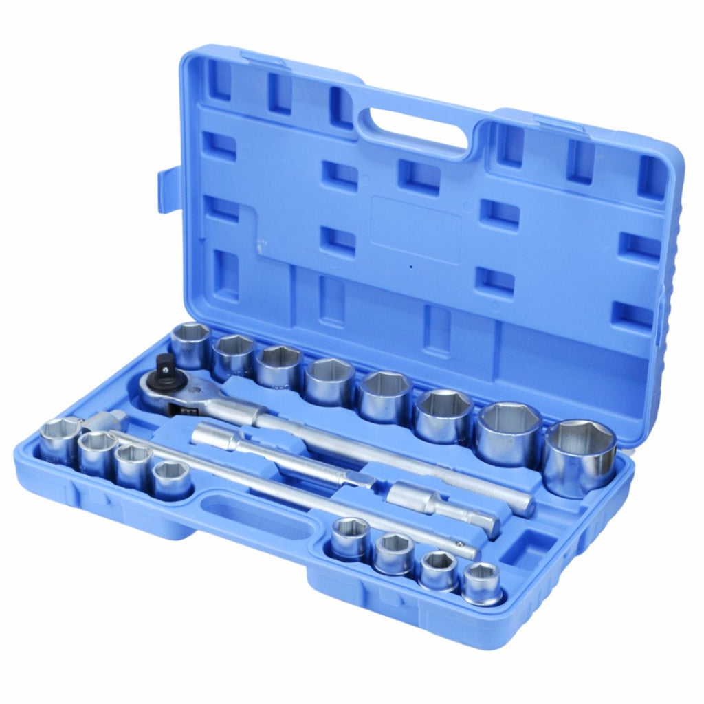 Professionaalne 21-osaline 3/4-tolline padrunvõtmete komplekt 19–50 mm CRV-terasest 10200-6 – pilt 3