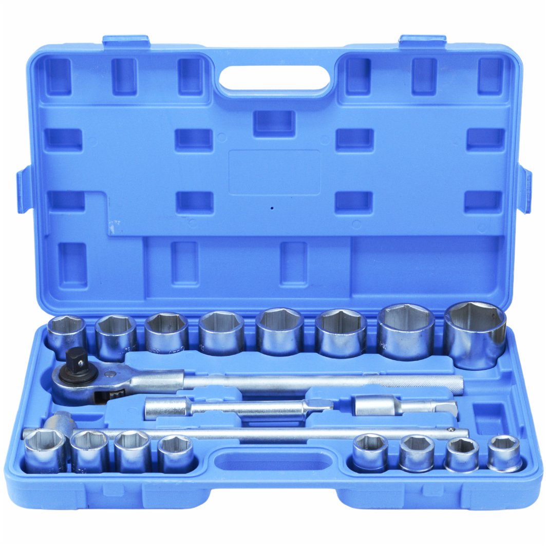 Professionaalne 21-osaline 3/4-tolline padrunvõtmete komplekt 19–50 mm CRV-terasest 10200-6 – pilt 4