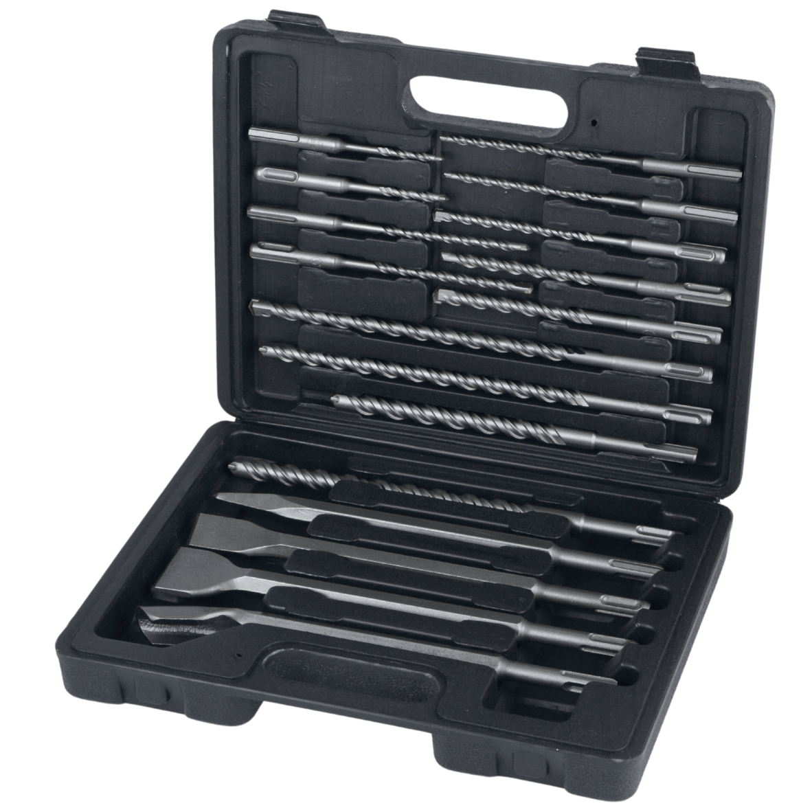 Black SDS Plus puuride ja meislite komplekt, 17 tk 33607 – pilt 2