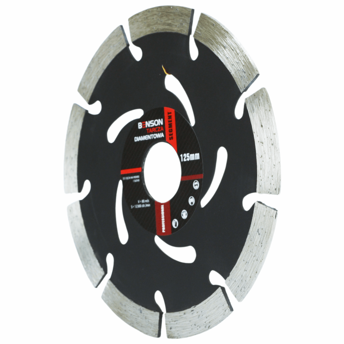 BENSON by BLACK 125 mm teemantlõikeketas nurklihvijale 2 mm 41001 – pilt 6