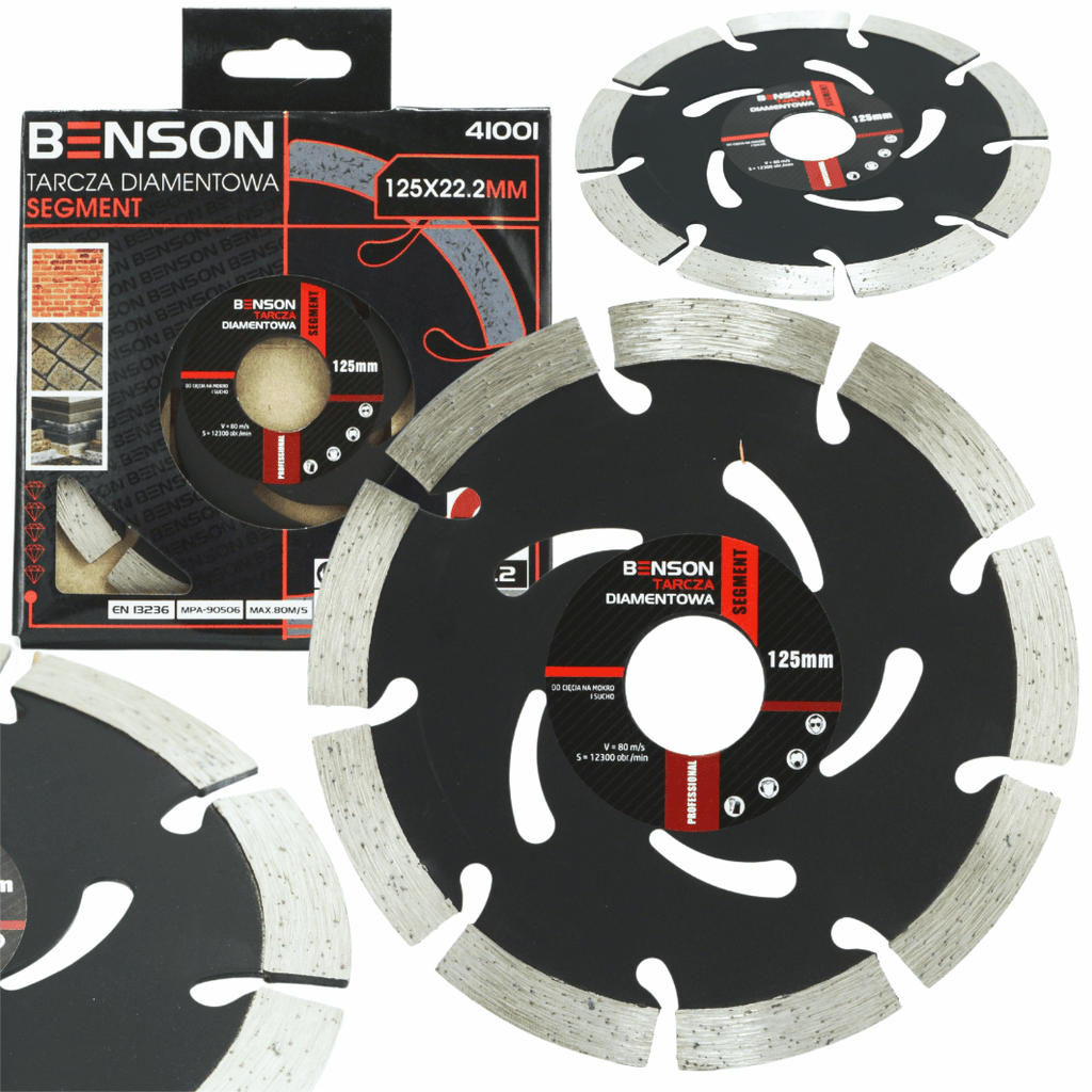 BENSON by BLACK 125 mm teemantlõikeketas nurklihvijale 2 mm 41001 – pilt 1