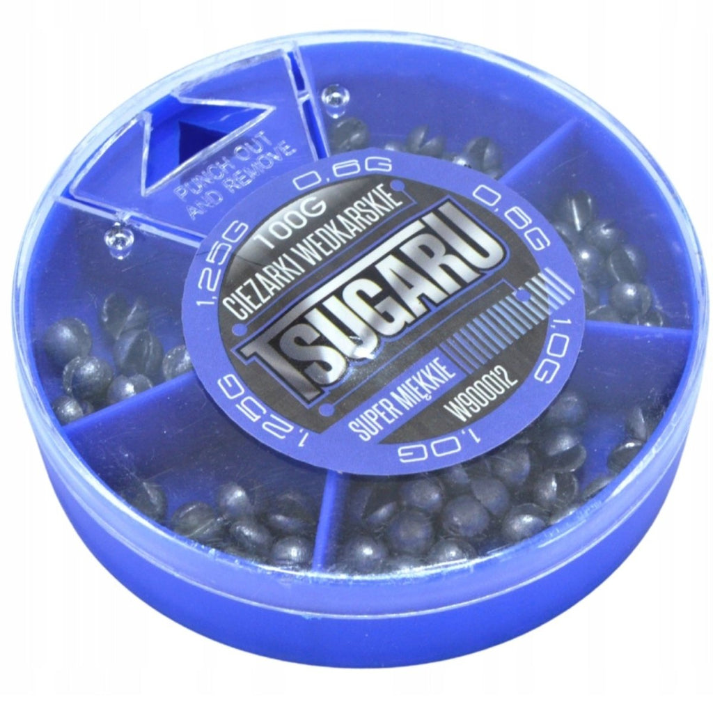 TSUGARU tina- ehk pliikuulide komplekt 100 g, 3 kaalu W900012 – pilt 4