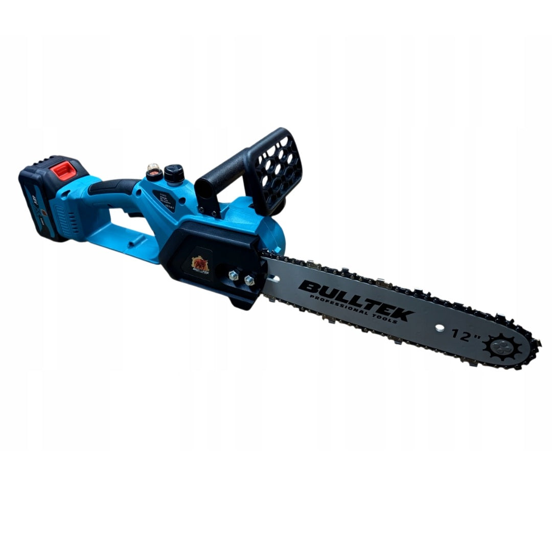 Bull-Tech harjadeta akukettsaag 12″ (30 cm), 2 × 48 V 5 Ah akut ja kohver BT-25608 – pilt 6