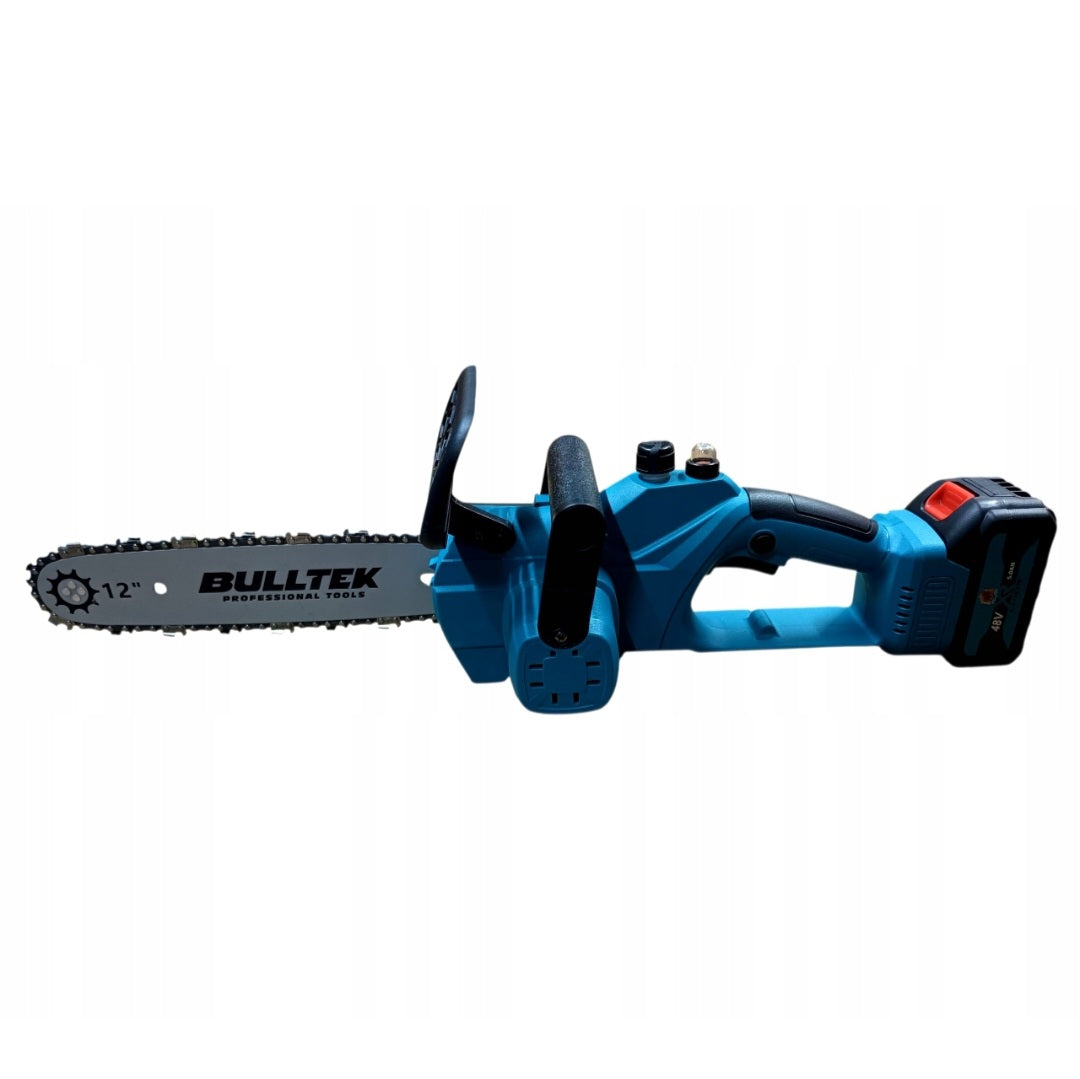 Bull-Tech harjadeta akukettsaag 12″ (30 cm), 2 × 48 V 5 Ah akut ja kohver BT-25608 – pilt 4