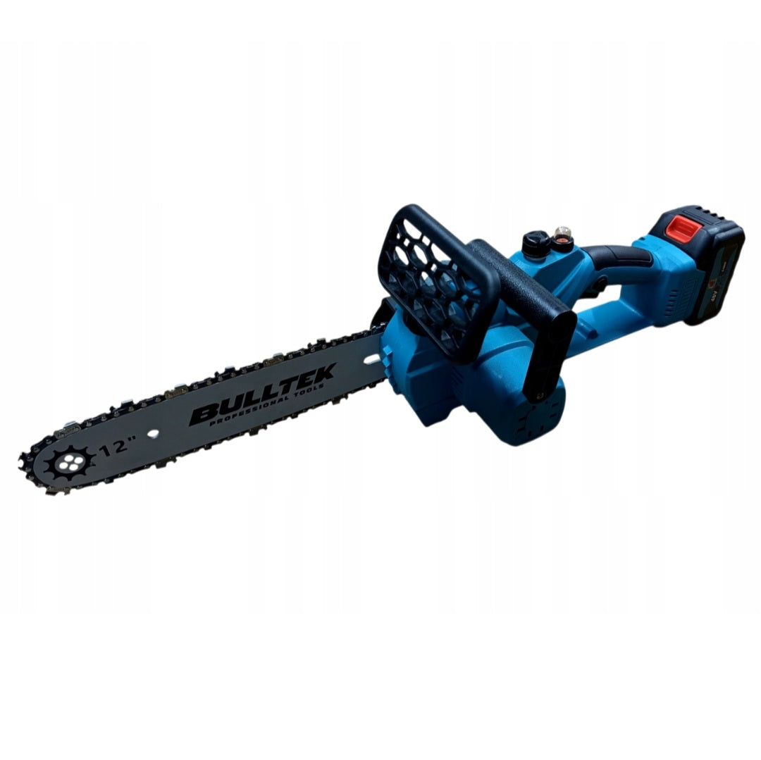 Bull-Tech harjadeta akukettsaag 12″ (30 cm), 2 × 48 V 5 Ah akut ja kohver BT-25608 – pilt 5